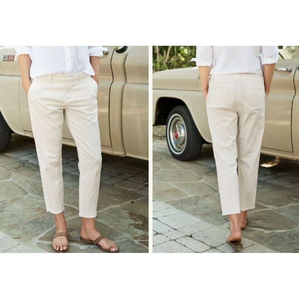 Frank & Eileen Wicklow Italian Chino Performance Twill Chalk Size 4